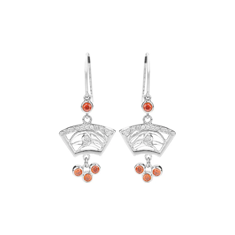 MYSHINE 925 Sterling Silver Earrings Women's-0