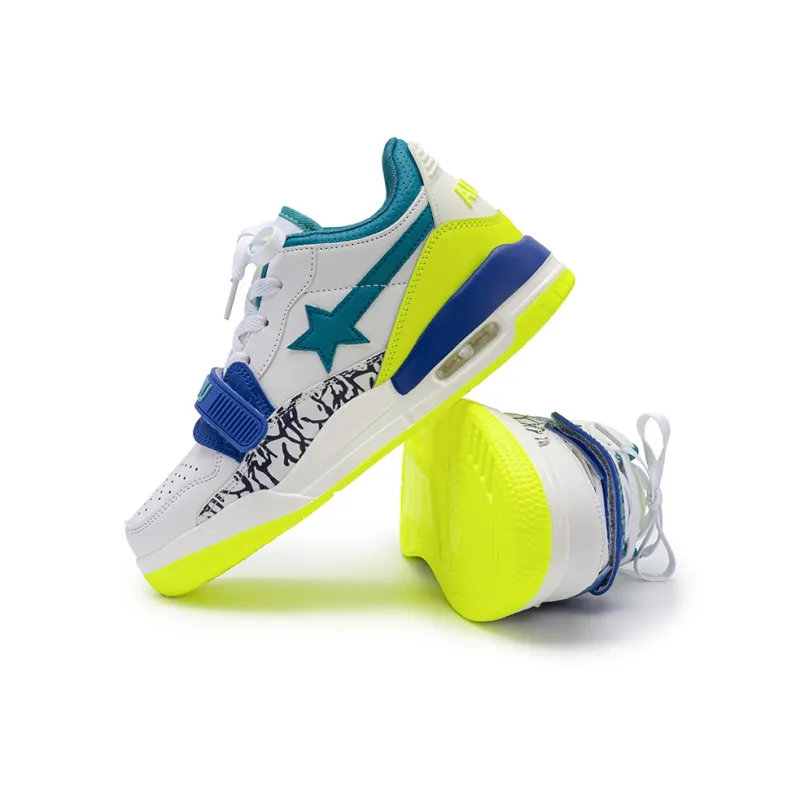 WELKIN&WZWJ Stars Collection White Sneakers Slip-Resistant Height Increasing Low-Top Skateboard Shoes Unisex-148