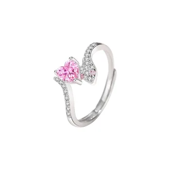 YINGNIXINDONG 925 Sterling Silver Rings Women's