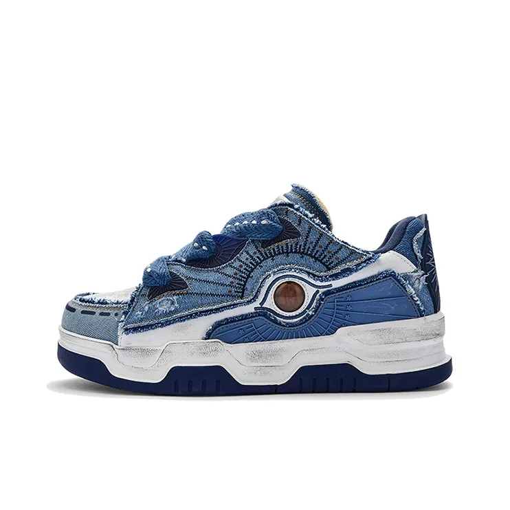 JUZI Wear-Resistant Low-Top Skateboard Shoes Women's-20