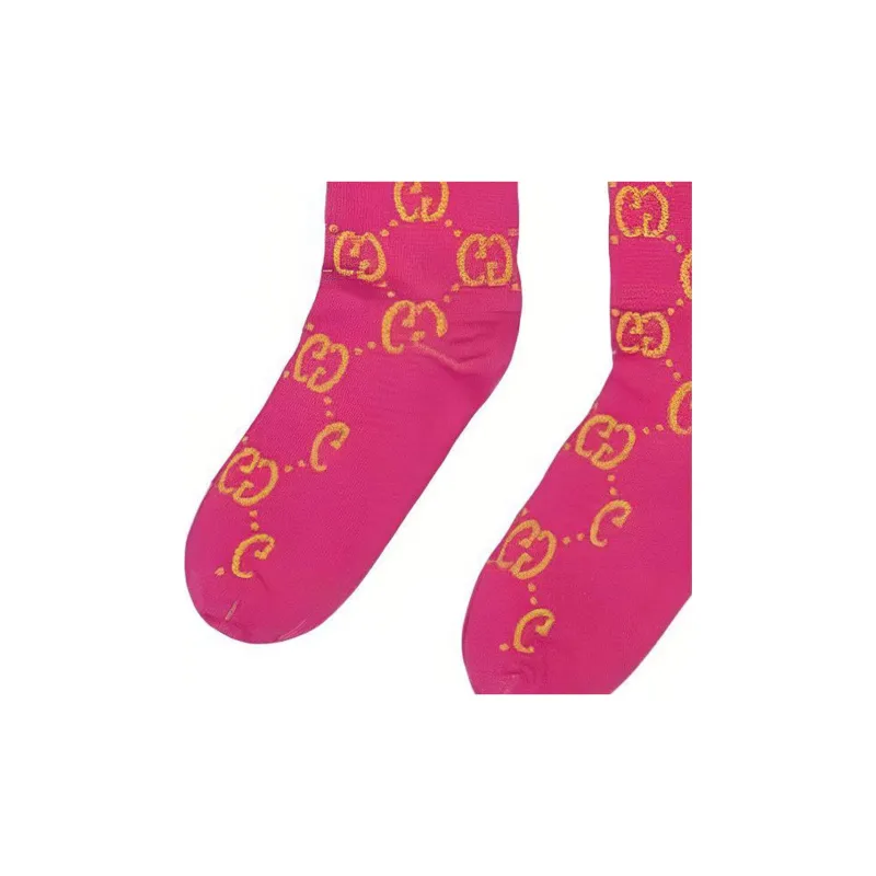 GUCCI Gg Colorblock Socks Red-3