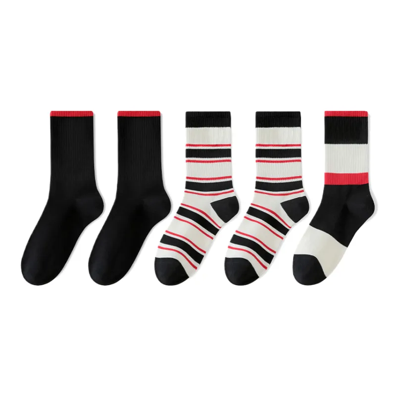 Lan Miao Mid Calf Socks Women's 5 Pack-1