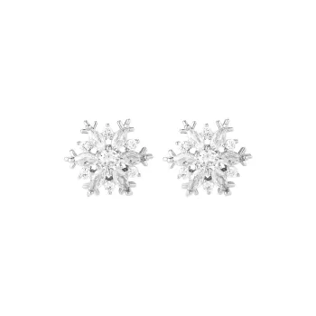 CUOOYINO 925 Silver Needles Stud Earrings Women's Silver