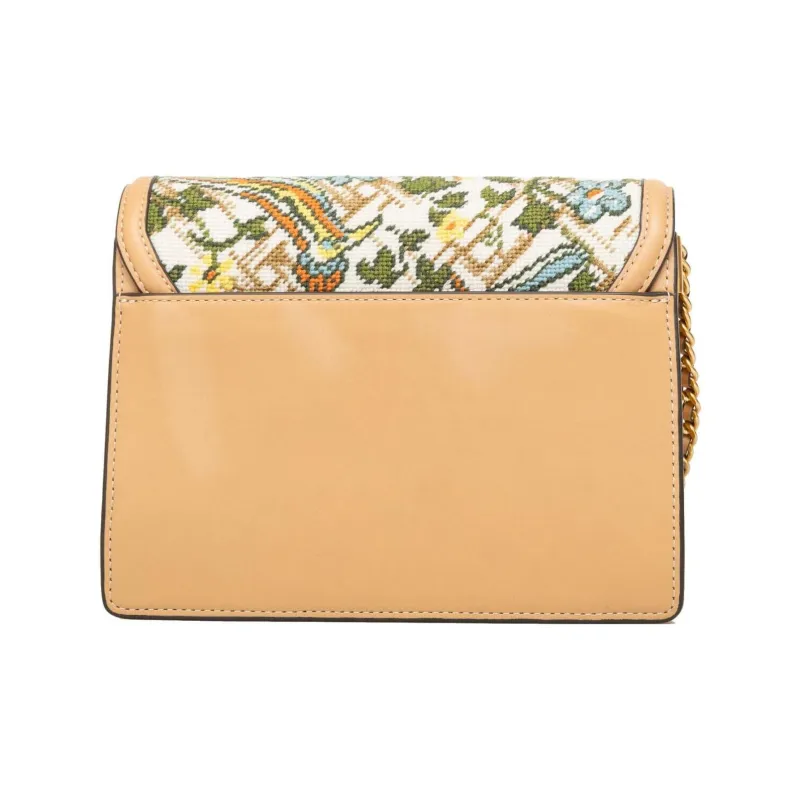 TORY BURCH Robinson Fabric With Leather Backpack Shoulder Bag Women's-1