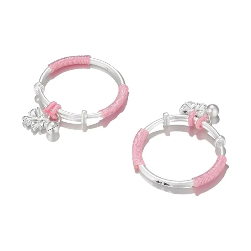 KING SIZE JEWELRY 999 Fine Silver Bangles Kids'-5