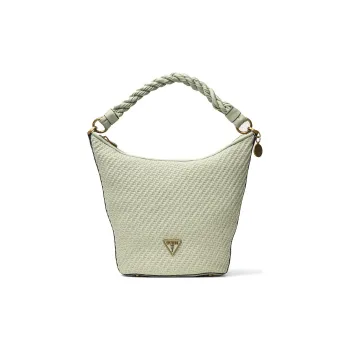 GUESS Synthetic Material Bucket Bag, Shoulder Bag, Crossbody Bag, Handbag Women's Green