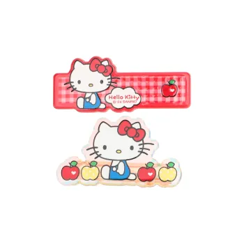 Sanrio Hello Kitty Acrylic Hair Clips Women's