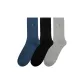 Light Heather Gray+Black+Blue