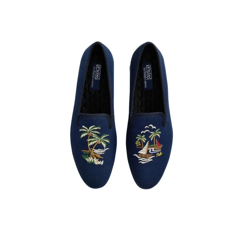 Polo Ralph Lauren Paxton Loafers Men's Blue-3