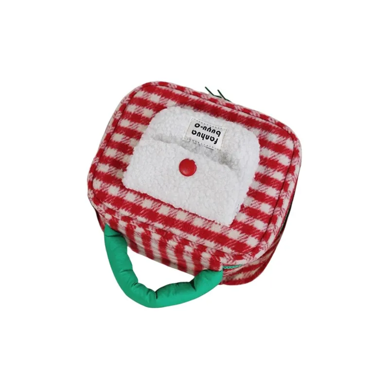 ALOENEY Polyester Storage Bag Women's Red-2