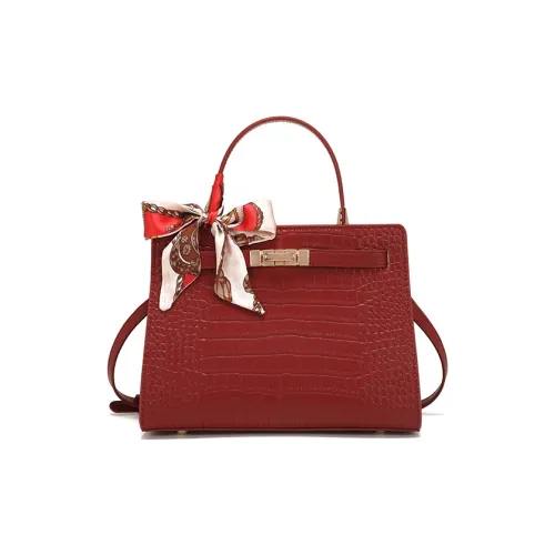 PAYOT Microfiber Synthetic Leather Wedding Bag Shoulder Bag Crossbody Bag Handbag Regular Women's Burgundy