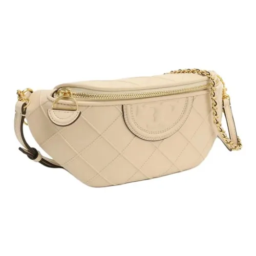 TORY BURCH Fleming Convertible Belt Bag New Cream