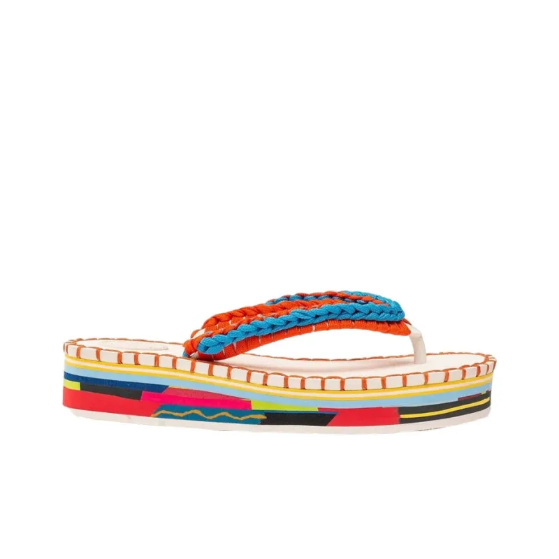 See By Chloe Stylish Sandals Women's Blue Orange-1