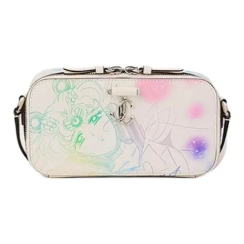 Jimmy Choo Sailor Moon Collaboration Cow Leather One Shoulder Crossbody Cell Phone Pouch Mini Women's Multicolor