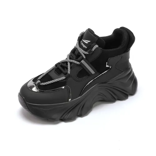 RED DRAGONFLY Slip Resistant Chunky Sneakers Women's