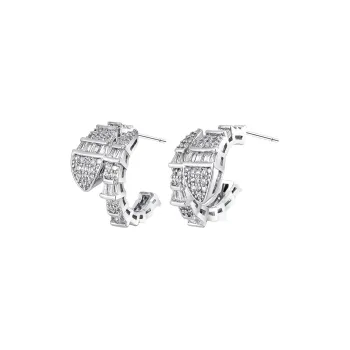 MISS XIA JWY S925 Silver Stud Stud Earrings Unisex