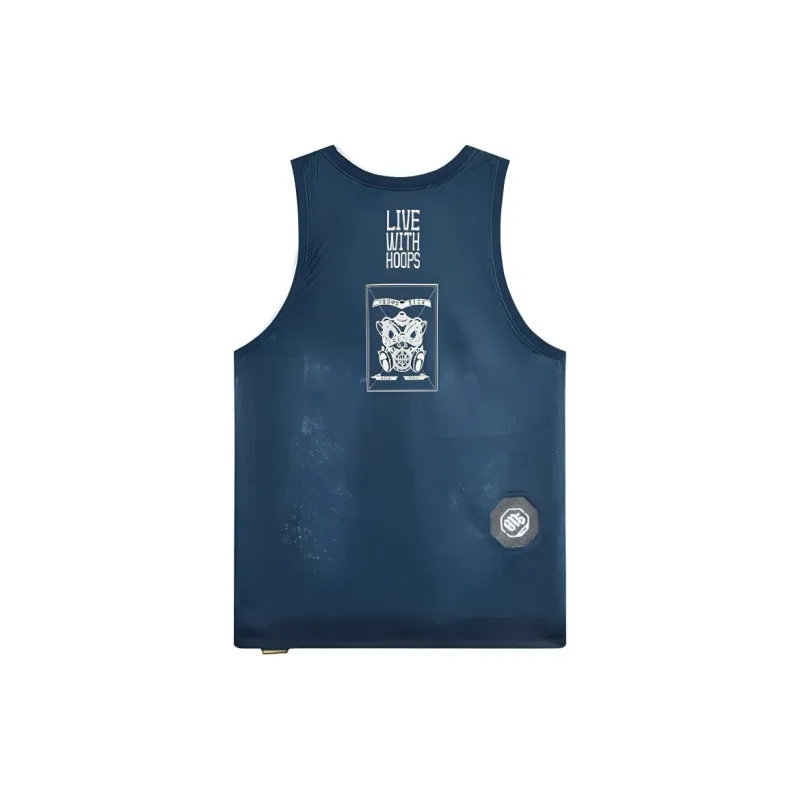 LiNing Basketball Jerseys Men's Sea Salt Blue All Over Print-1