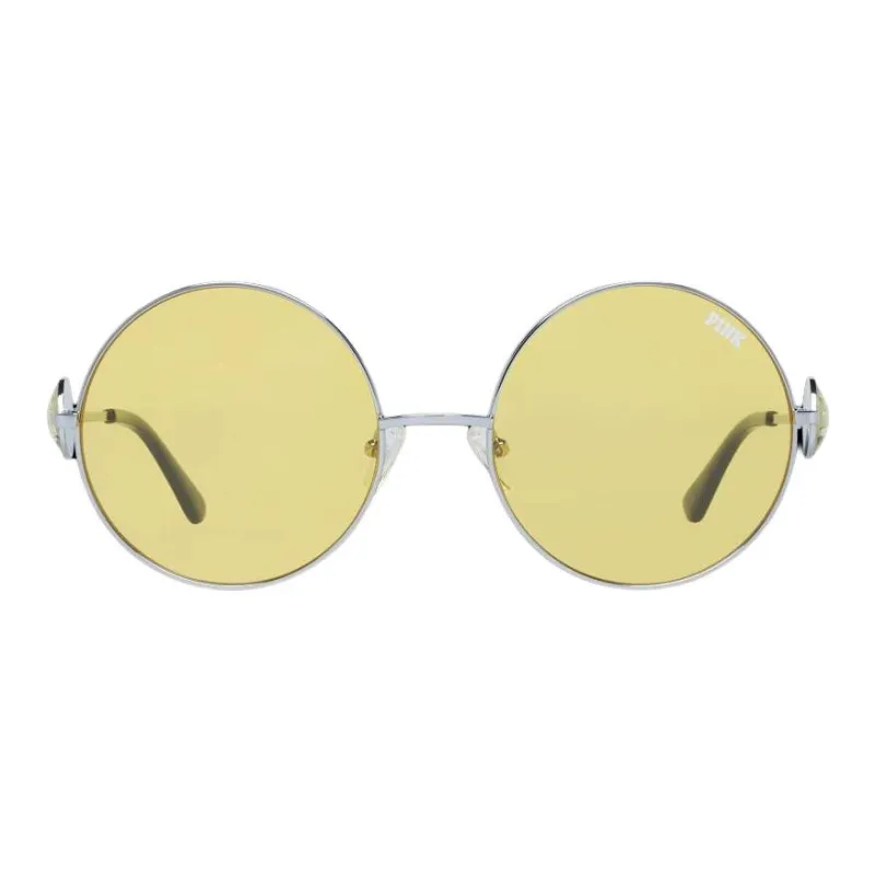 Victoria's Secret Round Sunglasses Men's Silver-2