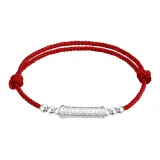 "Fu" Character Decorations Heart Sutra Fortune Bead Bracelet (Red String)