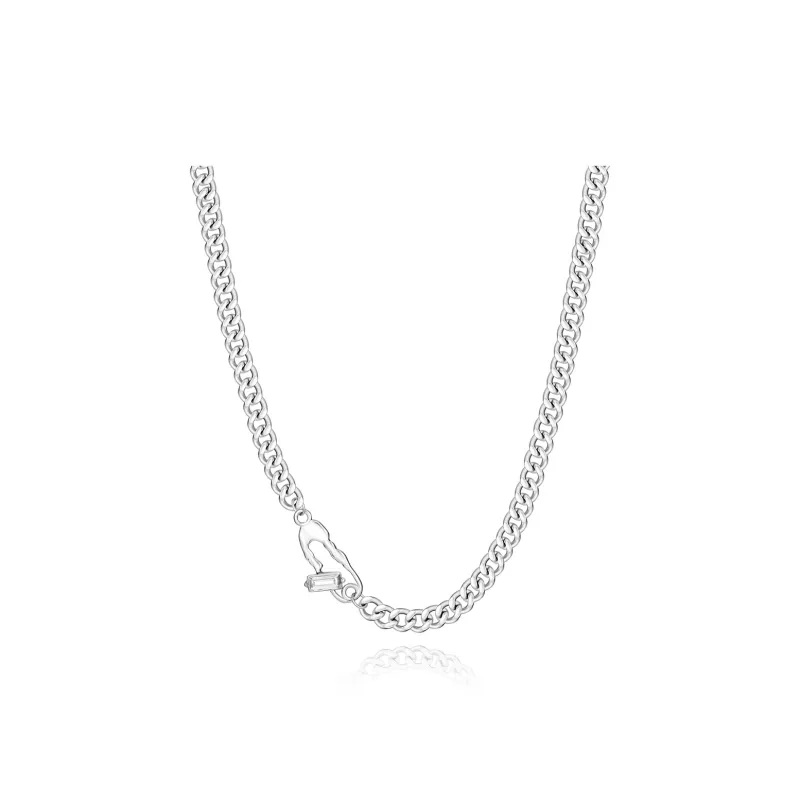 DODOGOGO Titanium Steel Necklaces Unisex Silver Packaging-0
