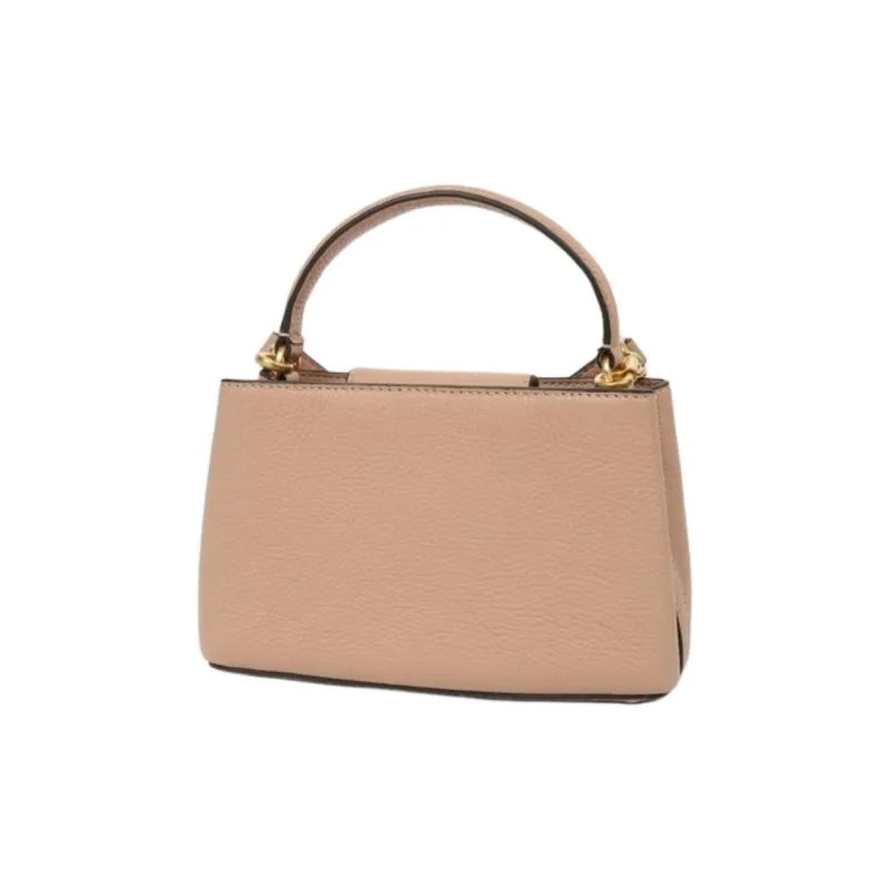 TORY BURCH Britten Leather Tote Bag, Shopping Bag, Shoulder Bag, Crossbody Bag, Handbag Trumpets Women's Pink-2