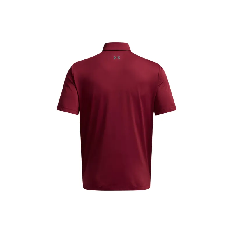 Under Armour Collegiate FW24 Polo Shirt Men's Dark Red-1
