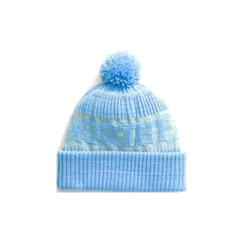THE NORTH FACE Recycled Polyester Beanies Unisex Cornflower Color/Gravel
