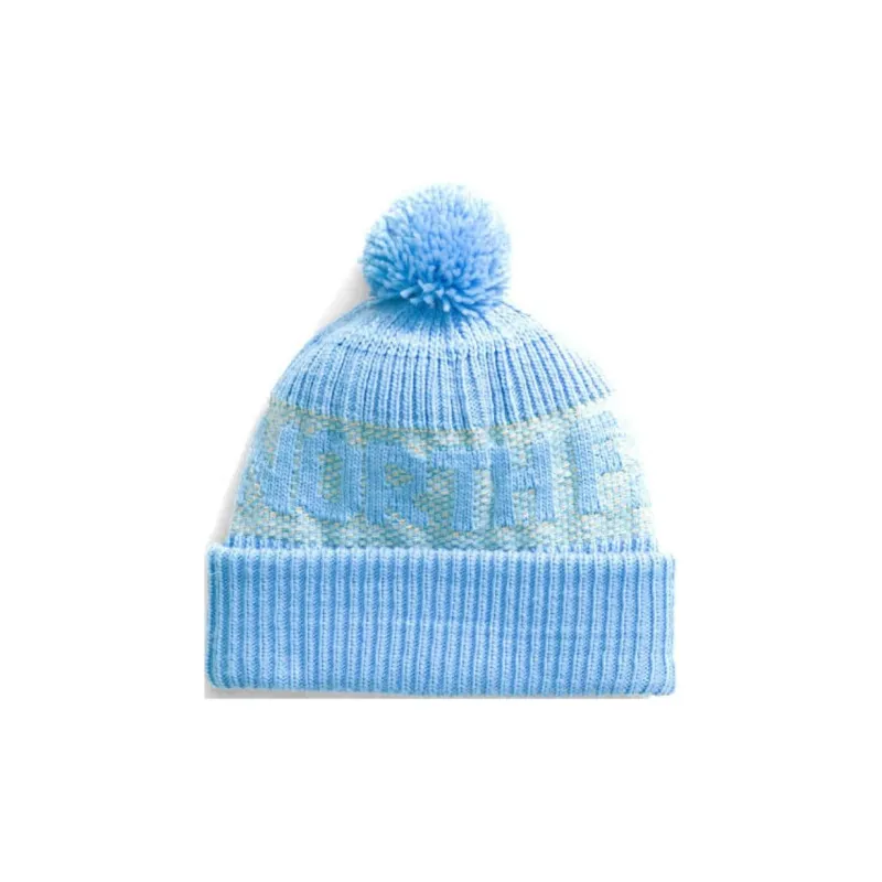 THE NORTH FACE Recycled Polyester Beanies Unisex Cornflower Color/Gravel-0