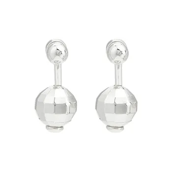 CHARLES&KEITH Brass Earrings Women's Silver
