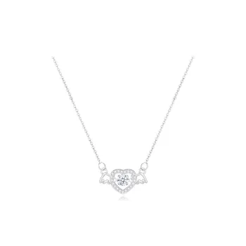 FORCHI Zircon S925 Silver Necklaces Women's Couple's Anniversary Gift For Girl's Birthday