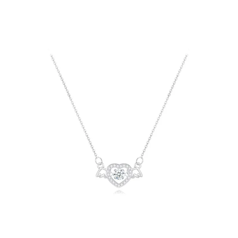 FORCHI Zircon S925 Silver Necklaces Women's Couple's Anniversary Gift For Girl's Birthday-0