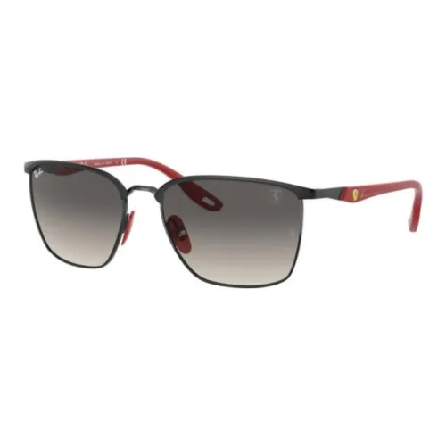 RayBan Metal Square Sunglasses Unisex Black