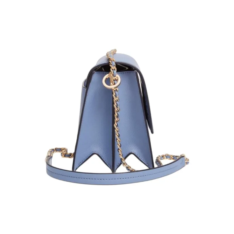 TORY BURCH Robinson Leather Crossbody Bag, Shoulder Bag Regular Women's Wood Blue-2