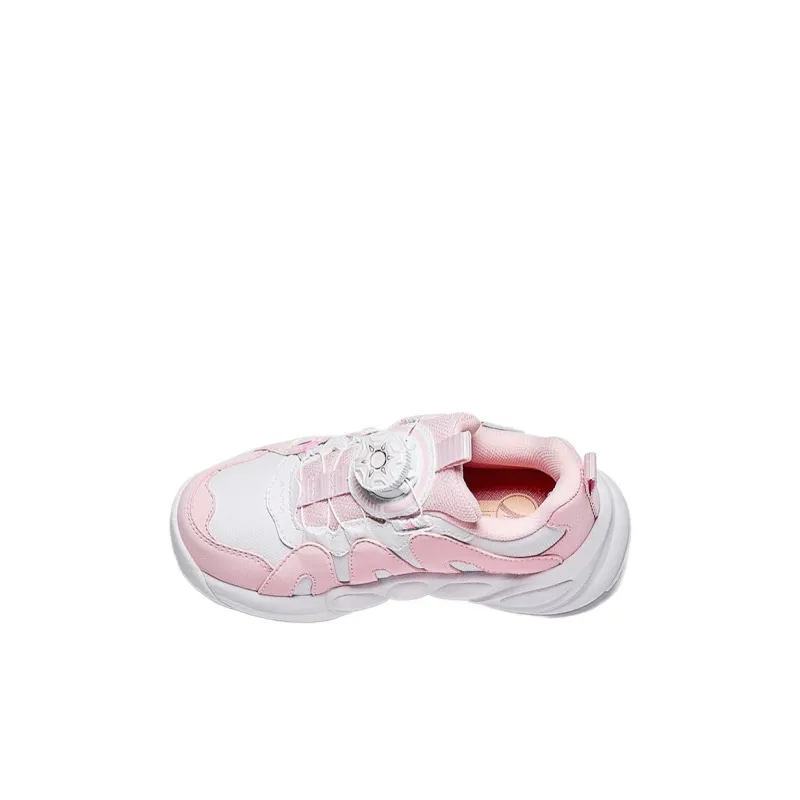 Antakids Anti Slip Wear Resistant Low Top Kids Lifestyle Shoes Anta White/Pastel Pink Kids'-5
