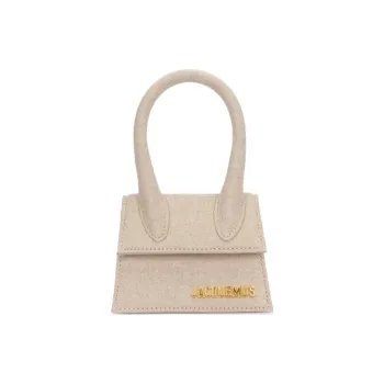 Jacquemus Linen Handbag Mini Women's Oat