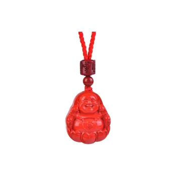 Stone On The Line Cinnabar Pendants Unisex