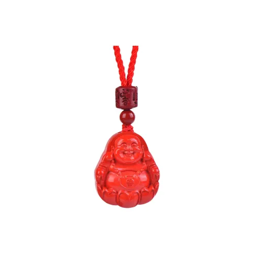 Stone On The Line Cinnabar Pendants Unisex