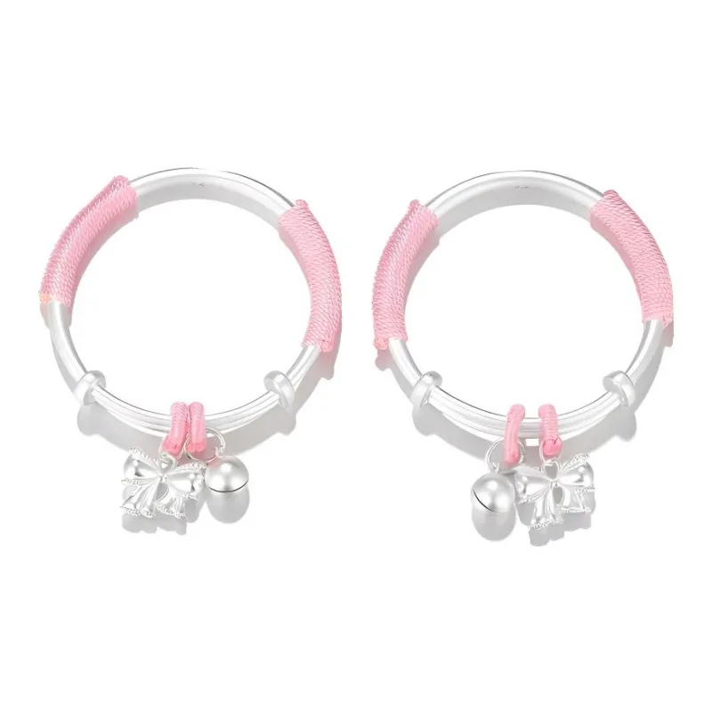 KING SIZE JEWELRY 999 Fine Silver Bangles Kids'-0