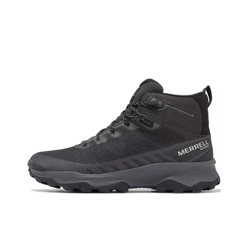 MERRELL Speed Eco Mid Waterproof 'Black'-0