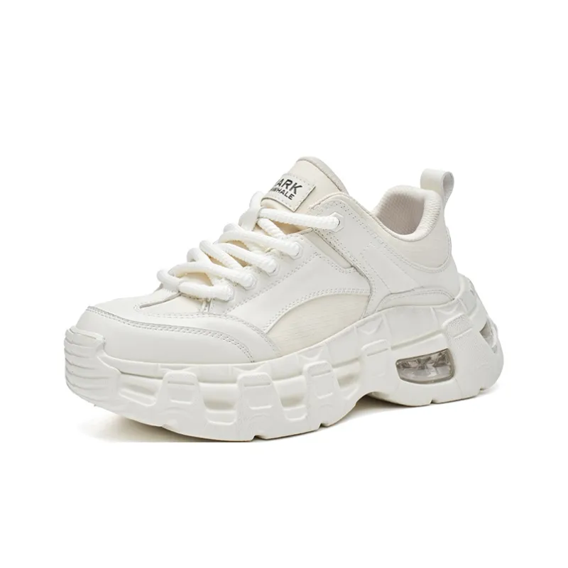 FAIRWHALE Chunky Sneakers Men's White-1