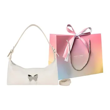 Yalu PU Handbag Shoulder Bag Crossbody Bag Women's Ecru/Black/Pink/Khaki