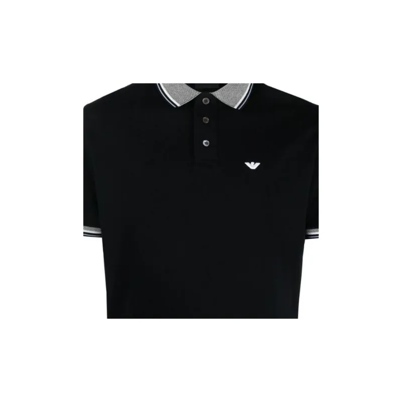 EMPORIO ARMANI SS23 Polo Shirt Men's Navy Blue-5