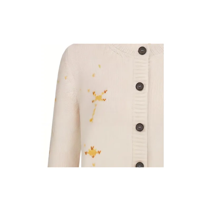 DIOR Lion-intarsia Knitted Cardigan-2