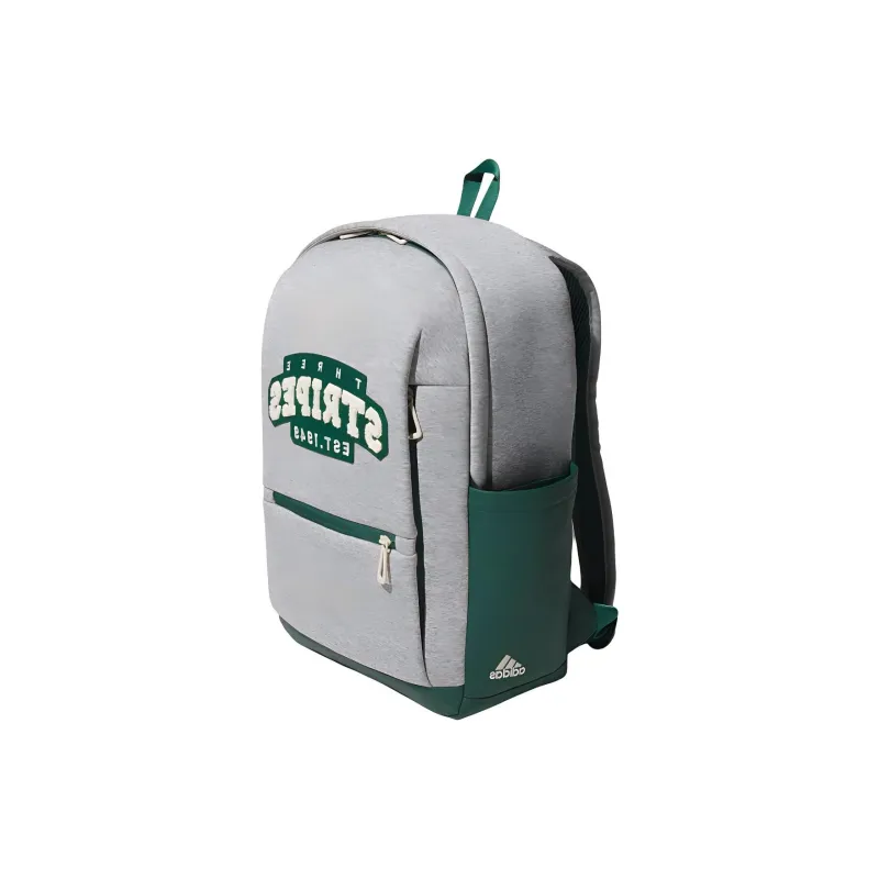 Adidas Cotton With Recycled Polyester Backpack Regular Unisex Medium Heather Gray-4