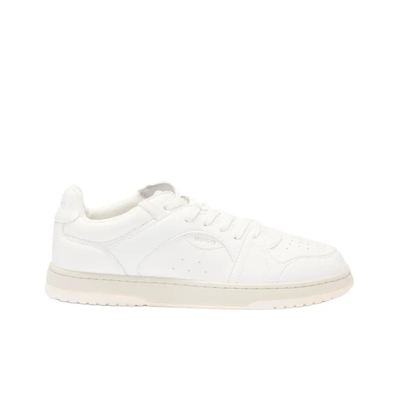 HUGO BOSS Low Top Skateboard Shoes Men's White-1