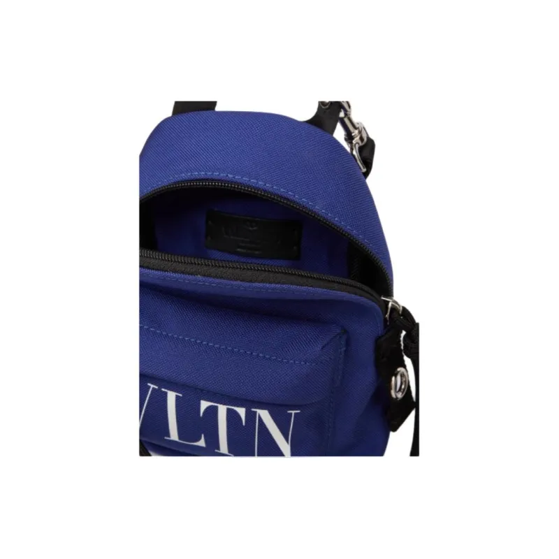 Valentino Nylon Fabric Carry Backpack Mini Men's Blue-6