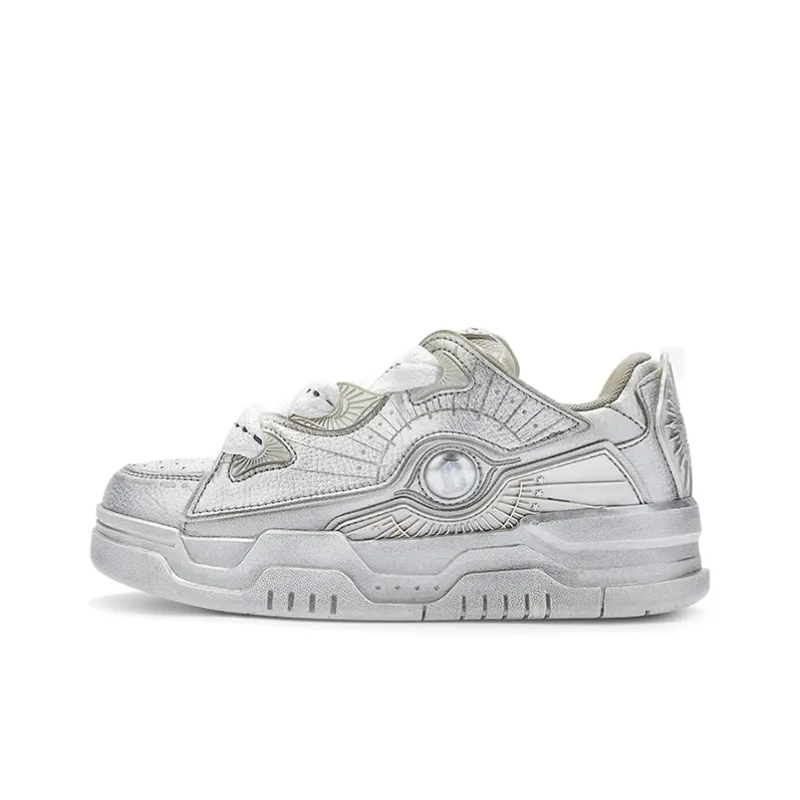 JUZI Wear-Resistant Low-Top Skateboard Shoes Women's-5