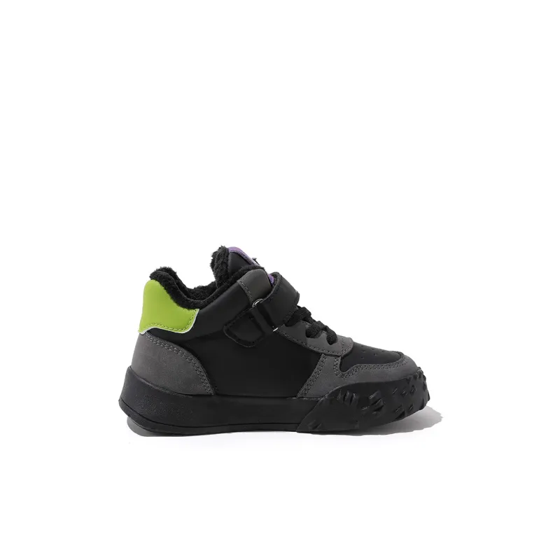 BIG WASP Slip Resistant Anti Kick Abrasion Resistant Mid Top Kids' Skateboarding Shoes Kids'-22