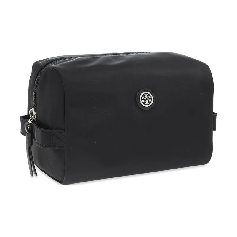 TORY BURCH Polyamide Clutch Toiletry Bag Women's Black-1
