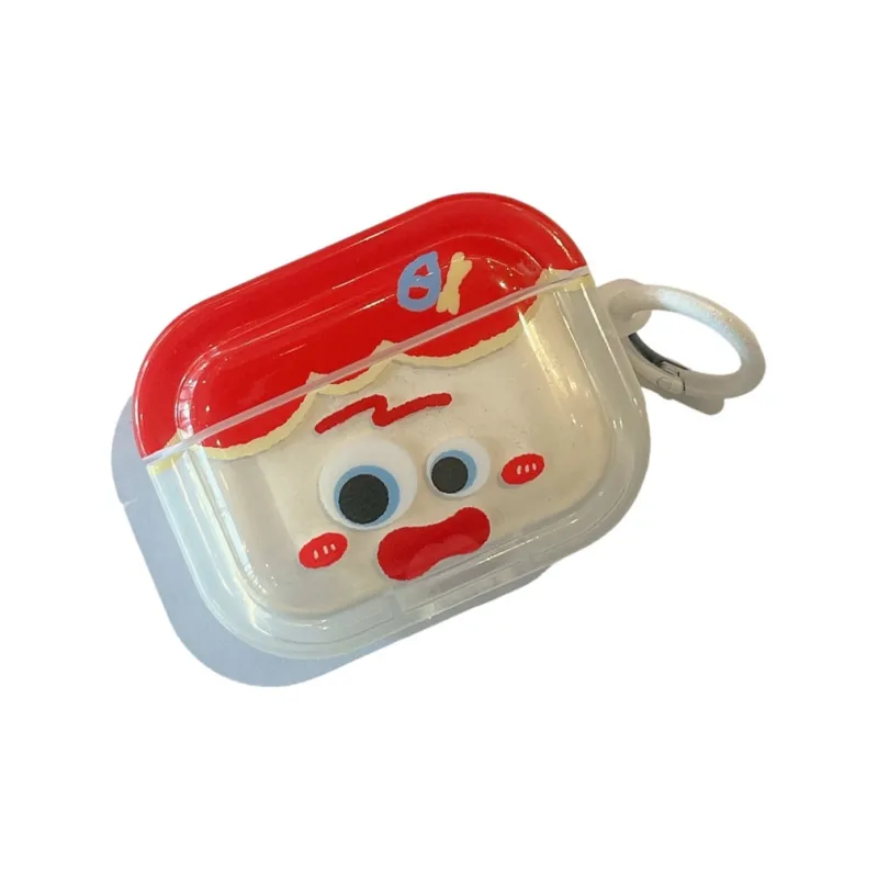 Baohuguang Compatible With AirPods 1/2/3 TPU Ins Fun Quirky Meme Fully Enclosed Headphone Cases-1